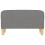 Banco de tela gris oscuro 70x35x41 cm von , Banken - Ref: Foro24-349368, Preis: 52,78 €, Rabatt: %