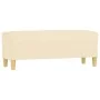 Banco de tela color crema 100x35x41 cm de , Bancos - Ref: Foro24-349377, Precio: 59,39 €, Descuento: %