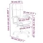 Silla de oficina reclinable cuero sintético negro de , Sillas de oficina - Ref: Foro24-349639, Precio: 103,47 €, Descuento: %