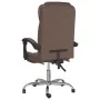 Silla de oficina reclinable cuero sintético marrón von , Bürostühle - Ref: Foro24-349698, Preis: 113,29 €, Rabatt: %