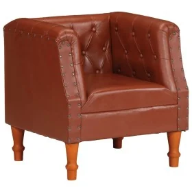 Sillón de cuero auténtico marrón von , Sessel - Ref: Foro24-286589, Preis: 283,21 €, Rabatt: %