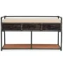 Banco de almacenamiento con cojín 107,5x34,5x59 cm von , Bänke für Hallen und Lager - Ref: Foro24-245461, Preis: 225,40 €, Ra...