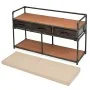 Banco de almacenamiento con cojín 107,5x34,5x59 cm von , Bänke für Hallen und Lager - Ref: Foro24-245461, Preis: 225,40 €, Ra...