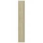 Estantería 5 niveles contrachapada blanca y roble 80x30x189 cm by , Bookcases and shelves - Ref: Foro24-801031, Price: 145,45...