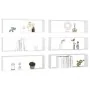 Estantes cubo de pared 6 uds contrachapado blanco 80x15x26,5 cm by , Shelves and shelves - Ref: Foro24-807108, Price: 66,16 €...