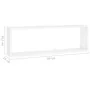Estantes cubo de pared 6 uds contrachapado blanco 80x15x26,5 cm by , Shelves and shelves - Ref: Foro24-807108, Price: 66,16 €...