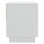 Mesita de noche madera contrachapada blanco 45x34x44 cm by , Nightstands - Ref: Foro24-809512, Price: 42,30 €, Discount: %