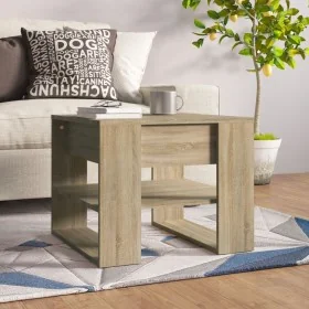 Mesa de centro madera de ingeniería roble Sonoma 55,5x55x45 cm by , Coffee table - Ref: Foro24-810911, Price: 53,74 €, Discou...