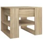 Mesa de centro madera de ingeniería roble Sonoma 55,5x55x45 cm by , Coffee table - Ref: Foro24-810911, Price: 53,74 €, Discou...