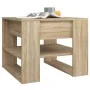 Mesa de centro madera de ingeniería roble Sonoma 55,5x55x45 cm by , Coffee table - Ref: Foro24-810911, Price: 53,74 €, Discou...