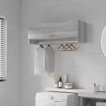 Armario madera contrachapada gris Sonoma 100x32,5x35 cm by , Wardrobes - Ref: Foro24-815214, Price: 57,40 €, Discount: %