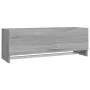 Armario madera contrachapada gris Sonoma 100x32,5x35 cm by , Wardrobes - Ref: Foro24-815214, Price: 57,40 €, Discount: %