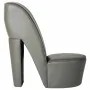 Butaca con forma de zapato de tacón cuero sintético gris von , Sessel - Ref: Foro24-248651, Preis: 176,44 €, Rabatt: %