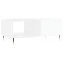 Mesa de centro madera contrachapada blanco brillo 90x50x36,5 cm by , Coffee table - Ref: Foro24-830558, Price: 68,50 €, Disco...