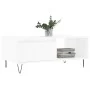 Mesa de centro madera contrachapada blanco 90x50x36,5 cm by , Coffee table - Ref: Foro24-830564, Price: 63,36 €, Discount: %