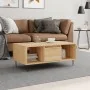 Mesa de centro madera contrachapada roble Sonoma 90x50x36,5 cm de , Mesas de centro - Ref: Foro24-830591, Precio: 62,50 €, De...