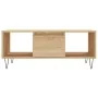 Mesa de centro madera contrachapada roble Sonoma 90x50x36,5 cm de , Mesas de centro - Ref: Foro24-830591, Precio: 62,50 €, De...
