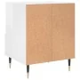 Mesita de noche madera contrachapada blanco brillo 40x35x50 cm de , Mesitas de noche - Ref: Foro24-830608, Precio: 45,04 €, D...