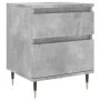 Mesita de noche madera de ingeniería gris hormigón 40x35x50 cm de , Mesitas de noche - Ref: Foro24-830660, Precio: 42,08 €, D...