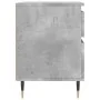 Mesita de noche madera de ingeniería gris hormigón 40x35x50 cm de , Mesitas de noche - Ref: Foro24-830660, Precio: 42,08 €, D...