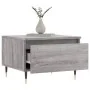 Mesa de centro madera de ingeniería gris Sonoma 50x46x35 cm de , Mesas de centro - Ref: Foro24-830856, Precio: 43,92 €, Descu...