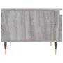 Mesa de centro madera de ingeniería gris Sonoma 50x46x35 cm de , Mesas de centro - Ref: Foro24-830856, Precio: 43,92 €, Descu...