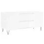 Mesa de centro madera ingeniería blanco brillo 102x44,5x50 cm von , Couchtisch - Ref: Foro24-830998, Preis: 84,80 €, Rabatt: %