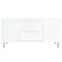 Mesa de centro madera ingeniería blanco brillo 102x44,5x50 cm von , Couchtisch - Ref: Foro24-830998, Preis: 84,80 €, Rabatt: %