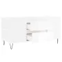 Mesa de centro madera ingeniería blanco brillo 102x44,5x50 cm von , Couchtisch - Ref: Foro24-830998, Preis: 84,80 €, Rabatt: %