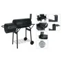 ProGarden Barbacoa con ahumador forma de cilindro negro by , Barbecues - Ref: Foro24-445884, Price: 172,65 €, Discount: %