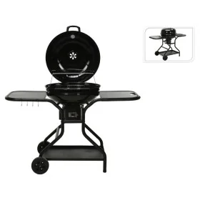 ProGarden Barbacoa sobre ruedas con mesita auxiliar negro by , Barbecues - Ref: Foro24-445886, Price: 189,39 €, Discount: %
