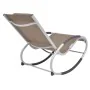 Silla mecedora de jardín de textilene gris topo de , Sillas de jardín - Ref: Foro24-47783, Precio: 115,13 €, Descuento: %