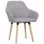 Sillas de comedor giratorias 2 unidades tela gris claro von , Essstühle - Ref: Foro24-283459, Preis: 154,81 €, Rabatt: %