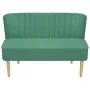 Sofá de tela verde 117x55,5x77 cm by , Sofas - Ref: Foro24-244073, Price: 228,96 €, Discount: %