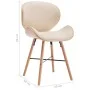 Sillas de comedor 2 uds cuero sintético y madera curvada crema von , Essstühle - Ref: Foro24-283143, Preis: 251,89 €, Rabatt: %