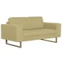 Sofá de 2 plazas de tela verde by , Sofas - Ref: Foro24-281387, Price: 331,59 €, Discount: %