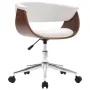 Silla comedor giratoria madera curvada cuero sintético blanco von , Essstühle - Ref: Foro24-287398, Preis: 160,25 €, Rabatt: %