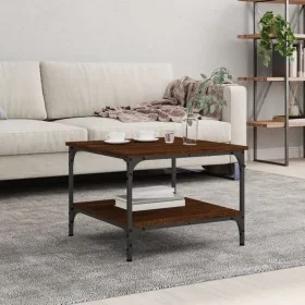 Mesa de centro madera de ingeniería marrón roble 55x55x40 cm by , Coffee table - Ref: Foro24-832832, Price: 33,37 €, Discount: %