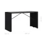 Juego de comedor de jardín 9 piezas ratán sintético negro by , Garden sets - Ref: Foro24-43966, Price: 559,83 €, Discount: %