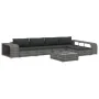 Set de muebles de jardín 8 pzas y cojines ratán sintético gris by , Garden sets - Ref: Foro24-46820, Price: 625,50 €, Discoun...