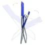 Sillas de playa plegables 2 unidades tela azul de , Sillas de jardín - Ref: Foro24-47902, Precio: 112,55 €, Descuento: %