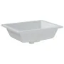 Lavabo de baño rectangular cerámica blanco 50x40,5x18,5 cm by , Sinks - Ref: Foro24-153732, Price: 84,54 €, Discount: %