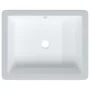 Lavabo de baño rectangular cerámica blanco 50x40,5x18,5 cm by , Sinks - Ref: Foro24-153732, Price: 84,54 €, Discount: %