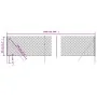 Cerca de alambre gris antracita 0,8x10 m de , Paneles de vallas - Ref: Foro24-153952, Precio: 48,23 €, Descuento: %