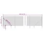 Cerca de alambre con pinchos de anclaje gris antracita 1,8x10 m de , Paneles de vallas - Ref: Foro24-153973, Precio: 132,82 €...