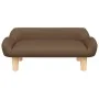 Cama para perros de tela marrón 70x40x24 cm de , Camas para perros - Ref: Foro24-171948, Precio: 68,03 €, Descuento: %