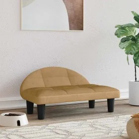 Cama para perros de terciopelo marrón 70x52x30 cm von , Betten für Hunde - Ref: Foro24-171943, Preis: 61,63 €, Rabatt: %