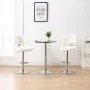 Taburetes de cocina 2 unidades cuero sintético blanco by , Kitchen stools - Ref: Foro24-249657, Price: 161,87 €, Discount: %
