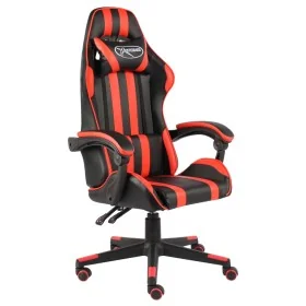 Silla gaming de cuero sintético negro y rojo von , Bürostühle - Ref: Foro24-20519, Preis: 121,70 €, Rabatt: %