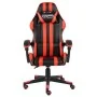 Silla gaming de cuero sintético negro y rojo de , Sillas de oficina - Ref: Foro24-20519, Precio: 121,70 €, Descuento: %